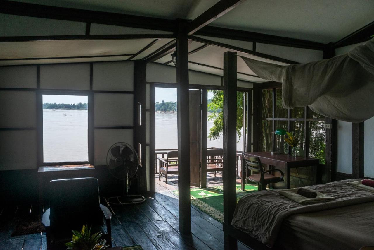 Ban Khon Pomelo Restaurant And Guesthouse - Fishermen & Tammarine Cottages Riverfront - Experience Nature, Culture And Adventure & Tailor-Made Tour מראה חיצוני תמונה